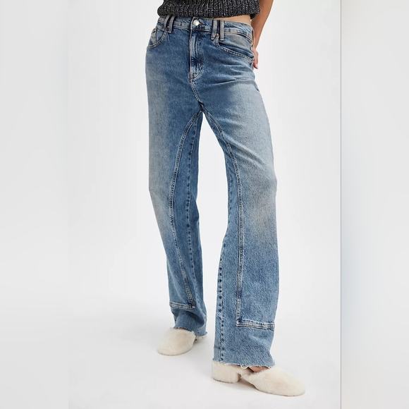 NIB Free People Teddy Faux Fur Heels - Picture 2 of 3